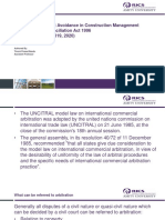 Dispute 2022-23 - Lecture 4 - ACA 1996 (2015+2019+2020 Amendments)