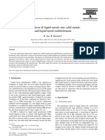 Penetration of Liquid Metals Into Solid Metals