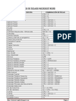 Atajos de Teclado para Word y Excel