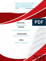 Trabajo de Microeconomia (Mapa Conceptual y Resumen)