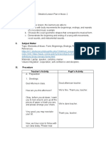 Detailed Lesson Plan in Music 2