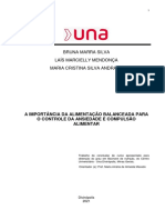 A Importância Da Alimentação Balanceada para o Controle Da Ansiedade e Compulsão Alimentar