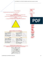 Matemáticas LL - LOS TRIÁNGULOS Y SUS PUNTOS NOTABLES (Medianas, Alturas, Mediatrices y Bisectriz)