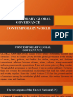 Contemporary Global Governance