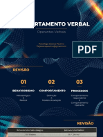 Comportamento Verbal - Análise Do Comportamento