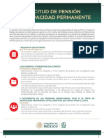 Solicitud de Pensión de Incapacidad Permanente