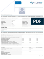 Lifestyle Audit Report Example