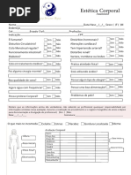 Ficha de Anamnese Assinatura