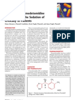 The Role of Dexmedetomidine (Precedex) in The Sedation of Critically Ill Patients