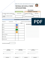 Acta Electoral