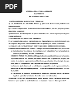 CUESTIONARIO DERECHO PROCESAL ORGANICO 2023 Respuestas