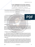 APPLICATION OF THERMOACOUSTIC EFFECT TO COOLING OF AIR USING ACOUSTIC WAVES Ijariie6525