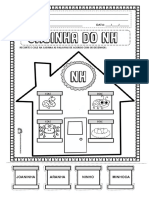 Casinha Do NH: Recorte E Cole Na Casinha As Palavras de Acordo Com Os Desenhos