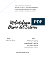 Metodología de Diseño Del Sistema