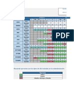 Calendarizacion CHARLES CASTILLO