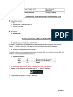 Travaux Pratique 1 - Initiation À La Programmation Et La Simulation Des Apis