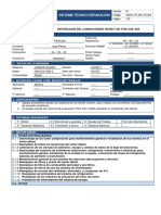 Informe Tecnico de Reparacion de Camion HD785-7 NS 7780 STRACON - Pruebas