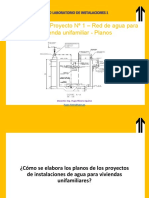 Desarrollo de Proyecto 1 Red Agua Unifamiliar - Planos