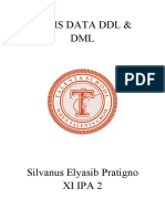 Silvanus Elyasib Pratigno 2122092 - Tutorial Basis Data DDL & DML