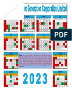 Calender 2023 APGCL