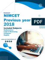 Nimcet 2018