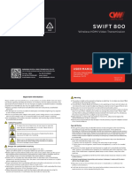 CVW Swift 800 User Manual