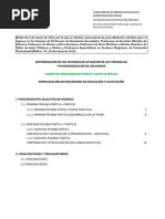 Homologación de Indicadores de Evaluación y Calificación