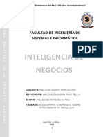 Monografía Sobre Inteligencia de Negocios