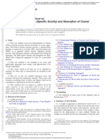 Relative Density (Specific Gravity) and Absorption of Coarse Aggregate