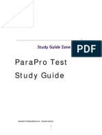 Parapro Test Study Guide