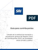 Guía para Contribuyente - Solicitud - de - Inscripción - y - Actualización - Ruc - Sociedades