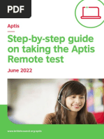 Aptis Remote Step-By-step-guide 2022 June2022