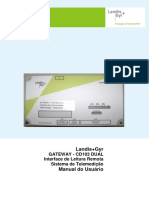 Landis+Gyr GATGEtWAY - CD103 DUAL Interface de Leitura Remota Sistema de Telemedição Manual Do Usuário