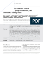 Acute Pulmonary Oedema Clinical Characteristics, Prognostic Factors, and In-Hospital Management