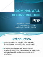 Abdominal Wall Reconstruction