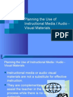 Planning The Use of Instructional Media