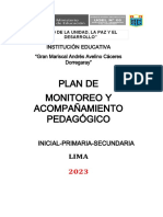 Plan de Monitoreo 2023 para Aplicar