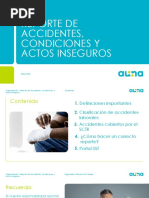 Capacitación - REPORTE DE ACCIDENTES, CONDICIONES Y ACTOS INSEGUROS 2023