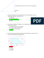 Solid Edge Expert Part Exam Questions