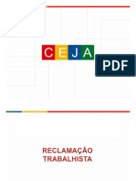 Aula 1 - RECLAMAÇÃO TRABALHISTA (Modo de Compatibilidade)