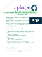 Go GreenPledge