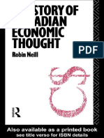 A History of Canadian Economic Thought