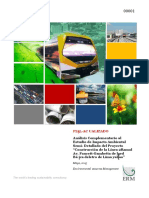 Análisis Complementario EIA Red Básica Del Metro de Lima y Callao