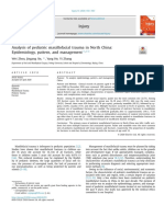 Analysis of Pediatric Maxillofacial Trauma in North China Epidemiology, Pattern, and Management