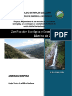 Zonificación Ecológica Económica - Quellouno (Preliminar)