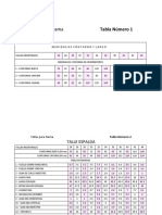 Tablas DAMA