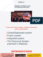 Chapter 6 - Personnel System