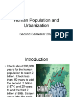 Human Population and Urbanization