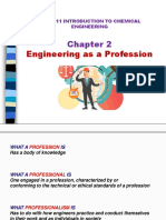 Chapter 2 - Introduction To Chemical Engineering - Engineering As A Profession