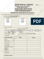 Admission Form UKG IX